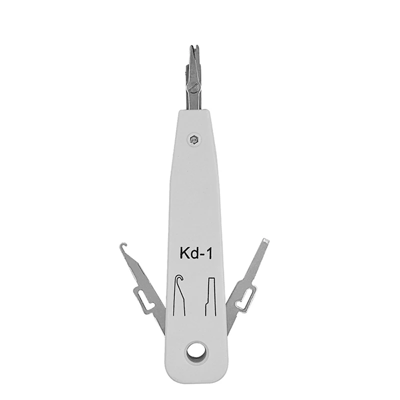 Multifunctional Wire Stripping Strippe RJ11 RJ45 LAN Telecom Phone Cable Punch Down Network Tool Kit Crimping Punch Tool Kd-1
Multifunctional Wire Stripping Strippe RJ11 RJ45 LAN Telecom Phone Cable Punch Down Network Tool Kit Crimping Punch Tool Kd-1