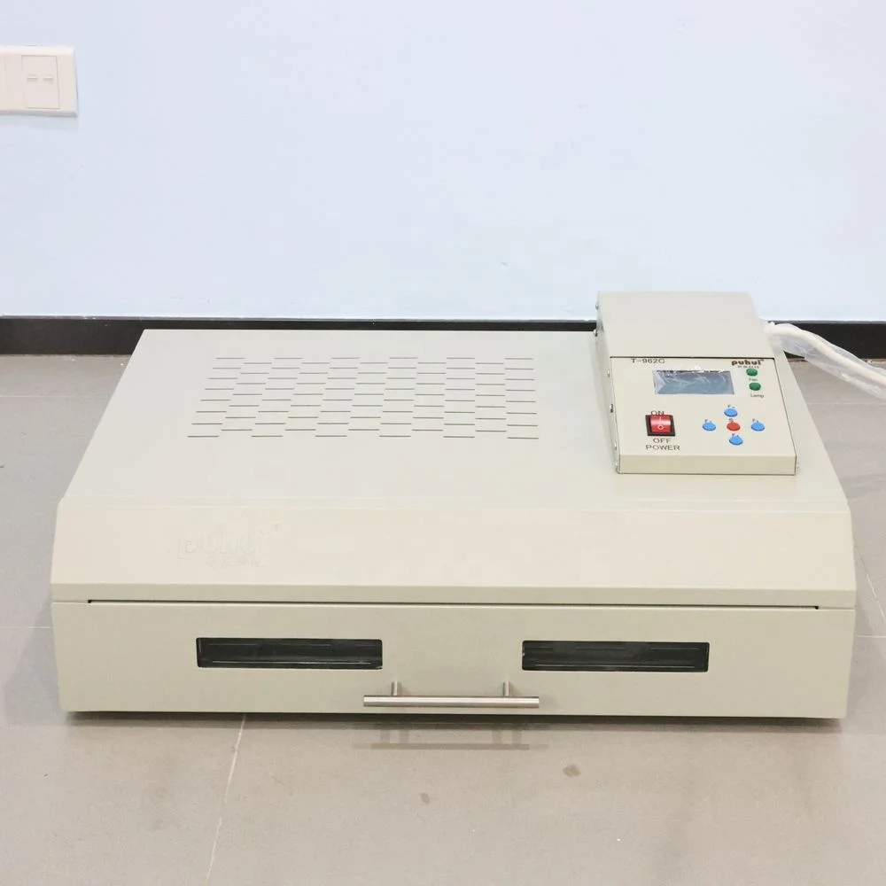 T-962C Reflow Oven Batch Soldering Equipment PCB Heat Treatment Oven Industrial Grade Heating Elements
T-962C Reflow Oven Batch Soldering Equipment PCB Heat Treatment Oven Industrial Grade Heating Elements