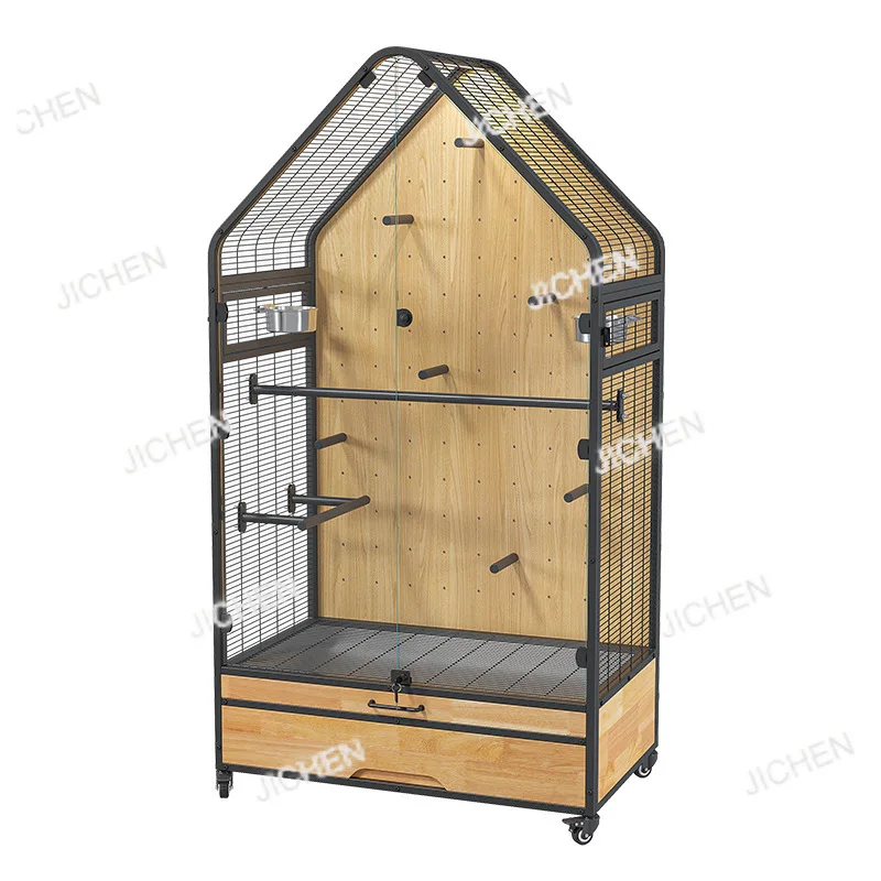 Панорамная птичья клетка-вилла для попугаев, среднего и большого размера, дышащая, передвижная, высококачественная, из массива дерева, для самостоятельной сборки, с гнездом.
Панорамная птичья клетка-вилла для попугаев, среднего и большого размера, дышащая, передвижная, высококачественная, из массива дерева, для самостоятельной сборки, с гнездом.