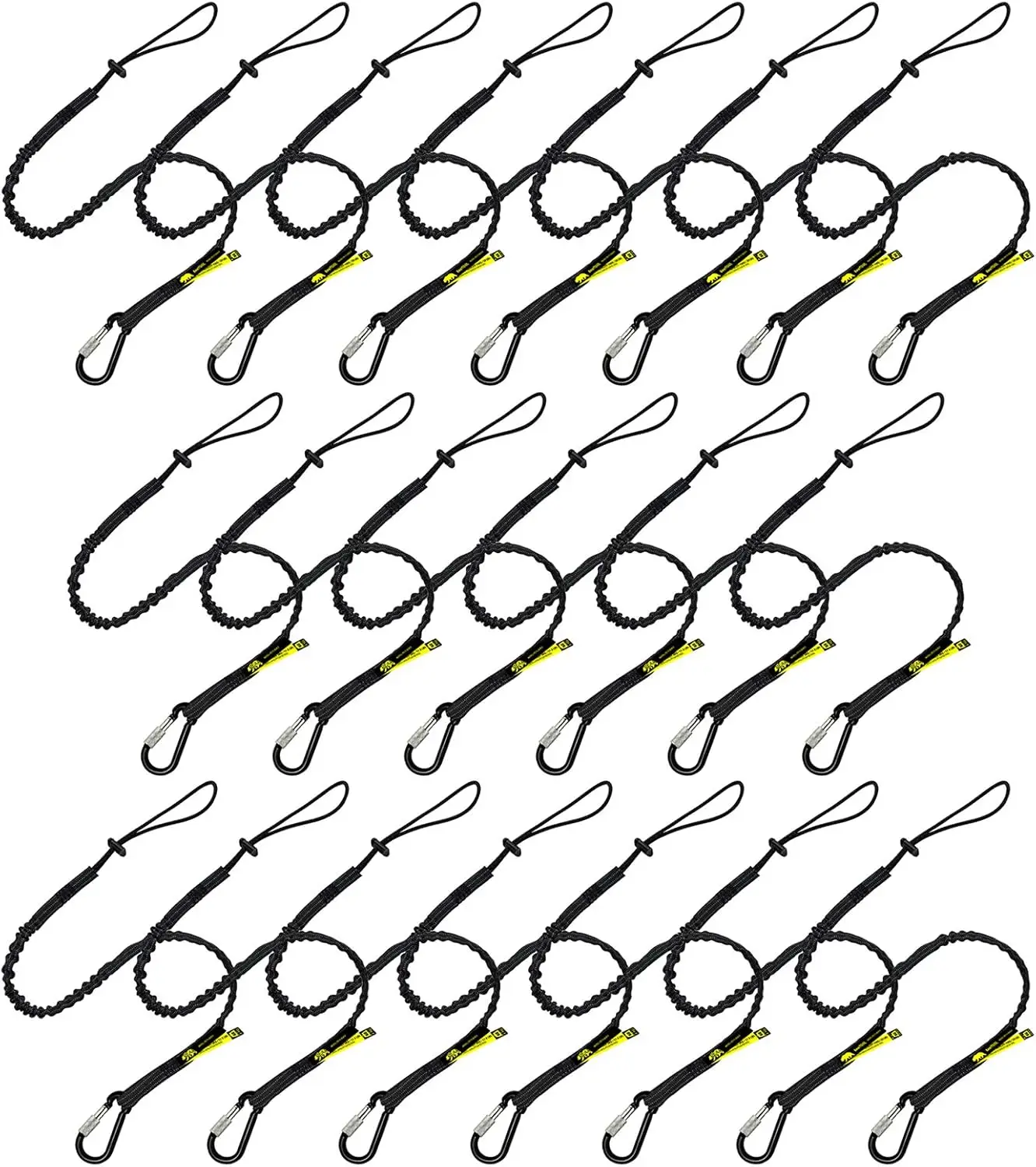 Tool Lanyard with Single Carabiner and Adjustable Loop, 20-Pack, 8KG Max Load
Tool Lanyard with Single Carabiner and Adjustable Loop, 20-Pack, 8KG Max Load