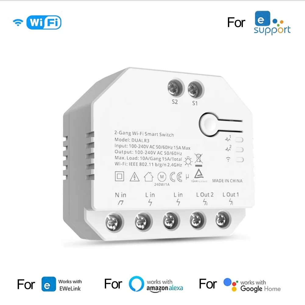 Power Metering Control Dual Relay Module Energy Efficiency Management Scheduling Functionality Two-Way Device Management
Power Metering Control Dual Relay Module Energy Efficiency Management Scheduling Functionality Two-Way Device Management