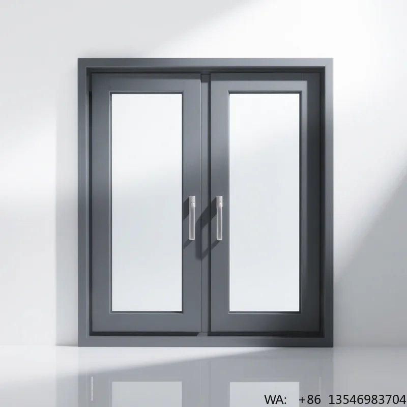 High Impact Thin Profile Black Aluminum Alloy Casement Window Soundproof Waterproof Exterior Building Window
High Impact Thin Profile Black Aluminum Alloy Casement Window Soundproof Waterproof Exterior Building Window