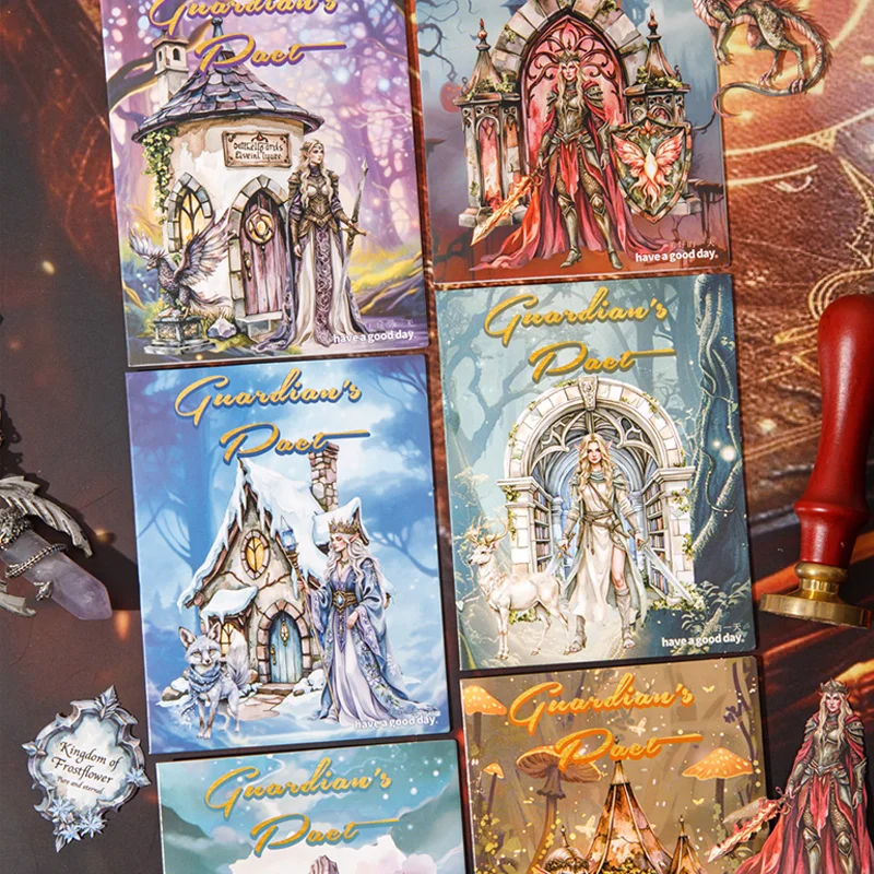 Mr.Paper, 3 упаковки наклеек Guardians Pact, принадлежности для журналов с персонажами диорамы, 3D-коллаж сцены, креативная тематическая канцелярская наклейка
Mr.Paper, 3 упаковки наклеек Guardians Pact, принадлежности для журналов с персонажами диорамы, 3D-коллаж сцены, креативная тематическая канцелярская наклейка