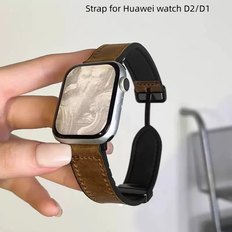 Magnetic Strap For Huawei watch D2 Leather Watchband for Huawei watch D Smartwatch Sport Correa Bracelet Woman Man Wristband
Magnetic Strap For Huawei watch D2 Leather Watchband for Huawei watch D Smartwatch Sport Correa Bracelet Woman Man Wristband