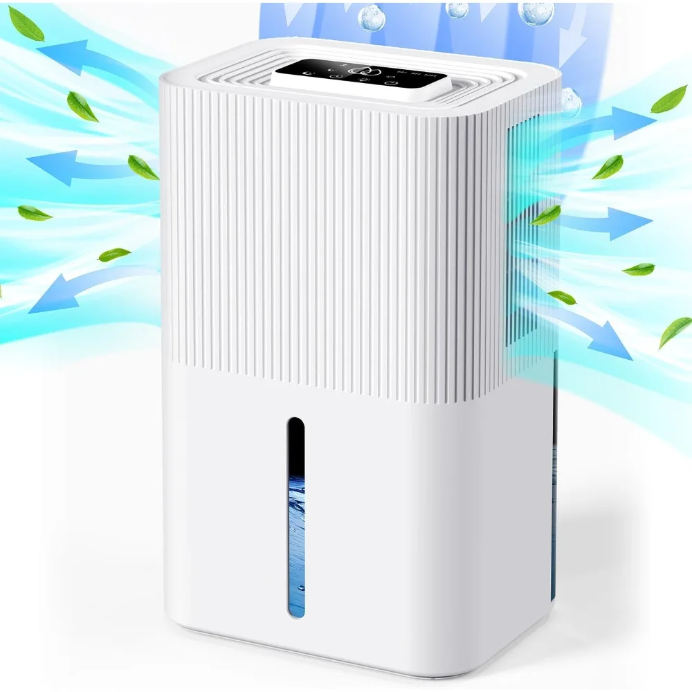 Portable Home Dehumidifier for Basements|91 OZ Tank|900 sq.ft Coverage|Quiet Smart Design with Auto Shut-Off White
Portable Home Dehumidifier for Basements|91 OZ Tank|900 sq.ft Coverage|Quiet Smart Design with Auto Shut-Off White