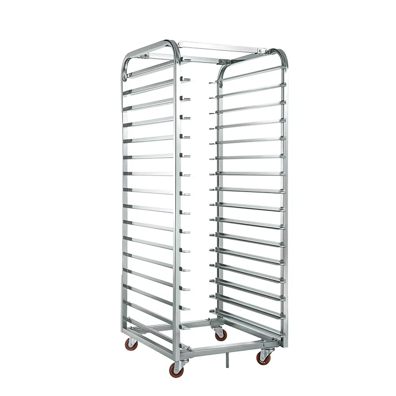 Extra thick rotary furnace rack car stainless steel grill bread tray rack 16 layers 32 plates special for hot blast
Extra thick rotary furnace rack car stainless steel grill bread tray rack 16 layers 32 plates special for hot blast