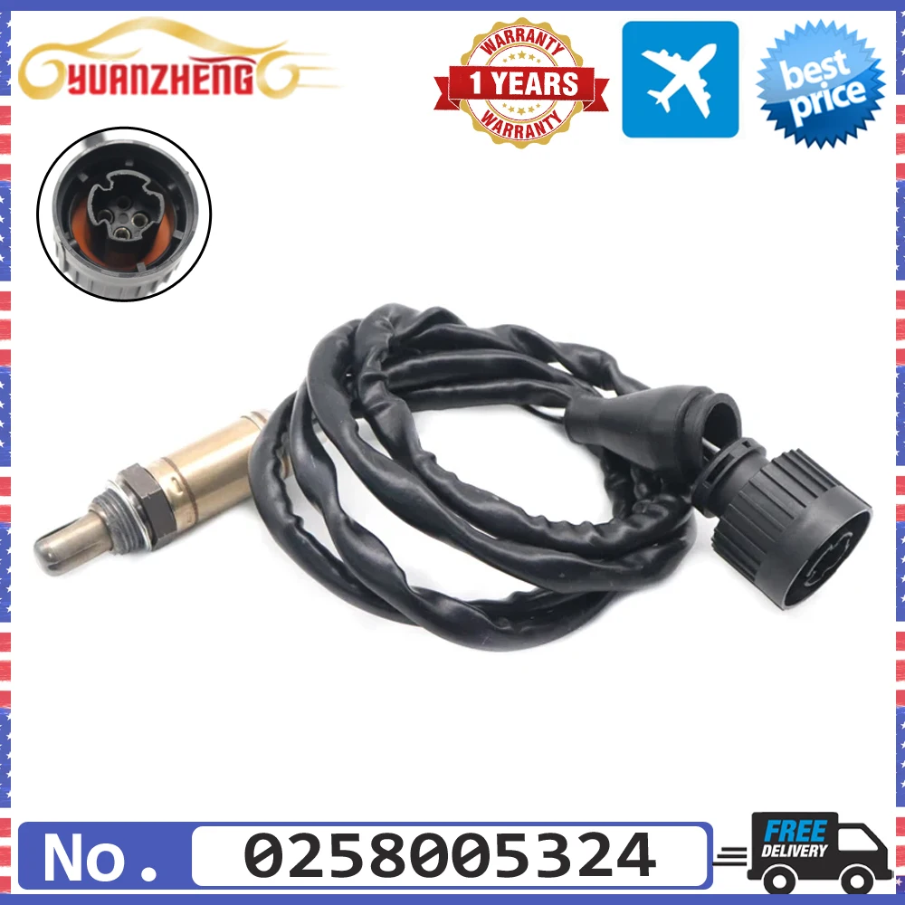 NEW 0258005324 Air Fuel Ratio Lambda Oxygen O2 Sensor For BMW E36 E46 E38 E39 840Ci 735i 540i 535i 316i 318i 318is 1983-1998
NEW 0258005324 Air Fuel Ratio Lambda Oxygen O2 Sensor For BMW E36 E46 E38 E39 840Ci 735i 540i 535i 316i 318i 318is 1983-1998