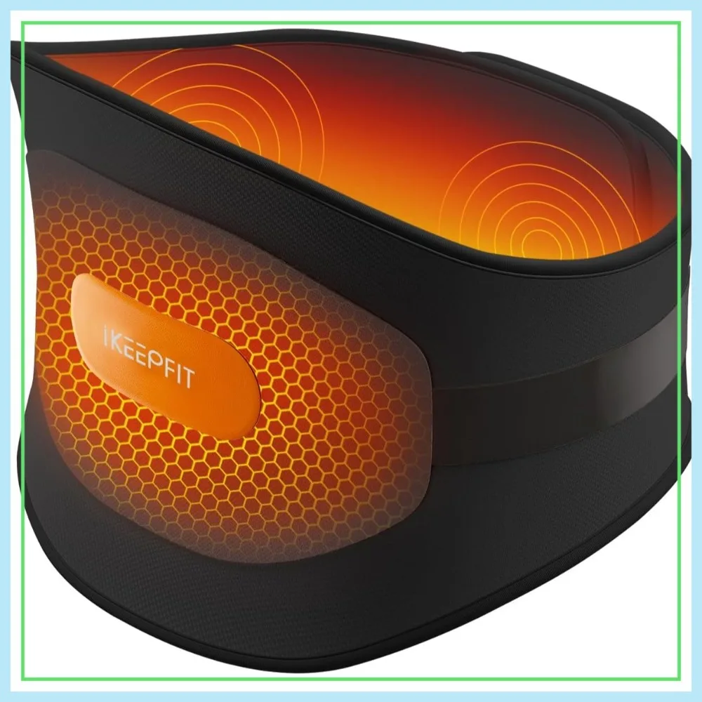 Cordless Heating Pad for Back Pain Relief, 8000mAh Rechargeable Wearable Heat Belt with Massage, Adjustable Fit 90-310 lbs
Cordless Heating Pad for Back Pain Relief, 8000mAh Rechargeable Wearable Heat Belt with Massage, Adjustable Fit 90-310 lbs