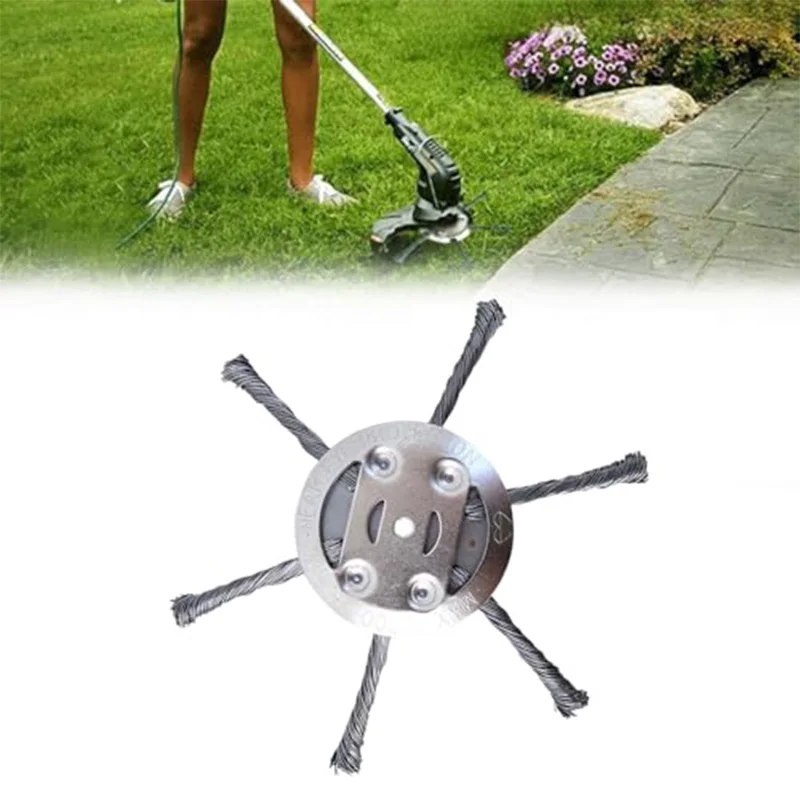 6/8/inch Steel Wire Wheel Head Grass Trimmer Head Universal Weed Brush Fit Straight Shaft Brushcutter Removal Moss Rust
6/8/inch Steel Wire Wheel Head Grass Trimmer Head Universal Weed Brush Fit Straight Shaft Brushcutter Removal Moss Rust