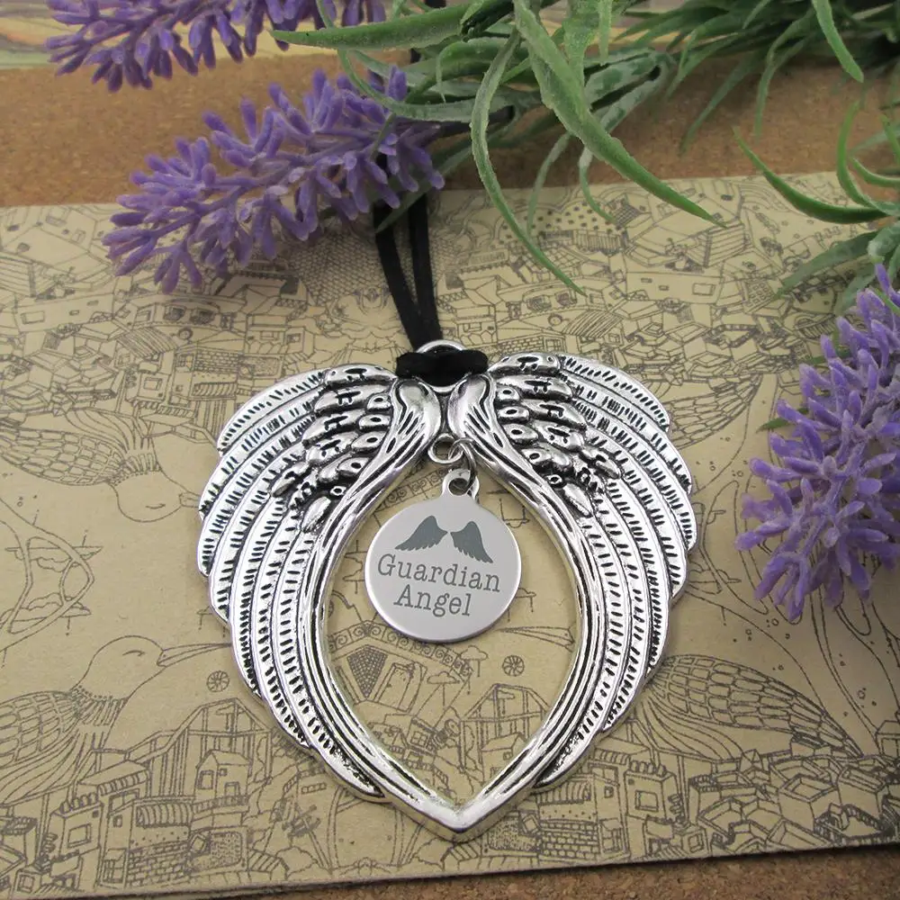 Dog Theme Guardian Angel Wings Rear View Mirror Charm Custom Car Hanging Ornament Car Accessories For Safe & Stylish
Dog Theme Guardian Angel Wings Rear View Mirror Charm Custom Car Hanging Ornament Car Accessories For Safe & Stylish