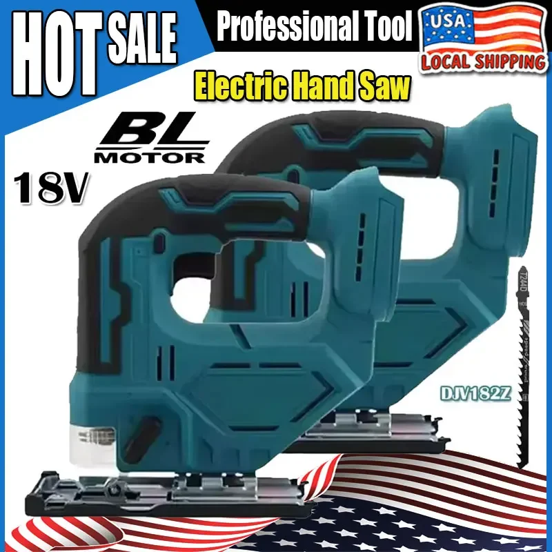 Fit Makita DJV182 18V Brushless Jigsaw 340W Electric Jig with Saw Blade Cordless Barrel Handle Jigsaw Without 18v Battery
Fit Makita DJV182 18V Brushless Jigsaw 340W Electric Jig with Saw Blade Cordless Barrel Handle Jigsaw Without 18v Battery