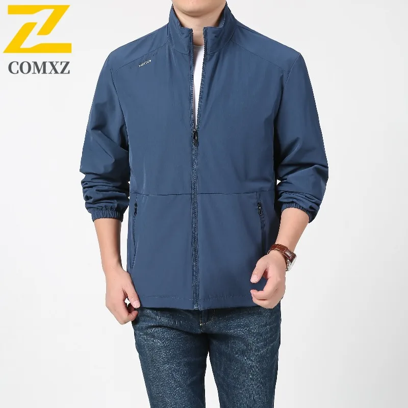 COMXZ Lightw Luxurious Jacket Men 2025 New Stand Collar Hiking Travel Windproof Coat Streetwear Style Autumn Quick-dry Garment
COMXZ Lightw Luxurious Jacket Men 2025 New Stand Collar Hiking Travel Windproof Coat Streetwear Style Autumn Quick-dry Garment