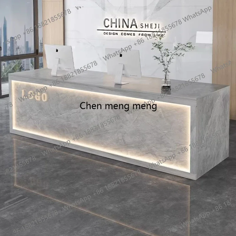 E136 Study Infodesk Reception Desk Luxury Modern Coffee Shop Counter Reception Desk Elegant Office Comptoir Caisse Corner Furnit
E136 Study Infodesk Reception Desk Luxury Modern Coffee Shop Counter Reception Desk Elegant Office Comptoir Caisse Corner Furnit