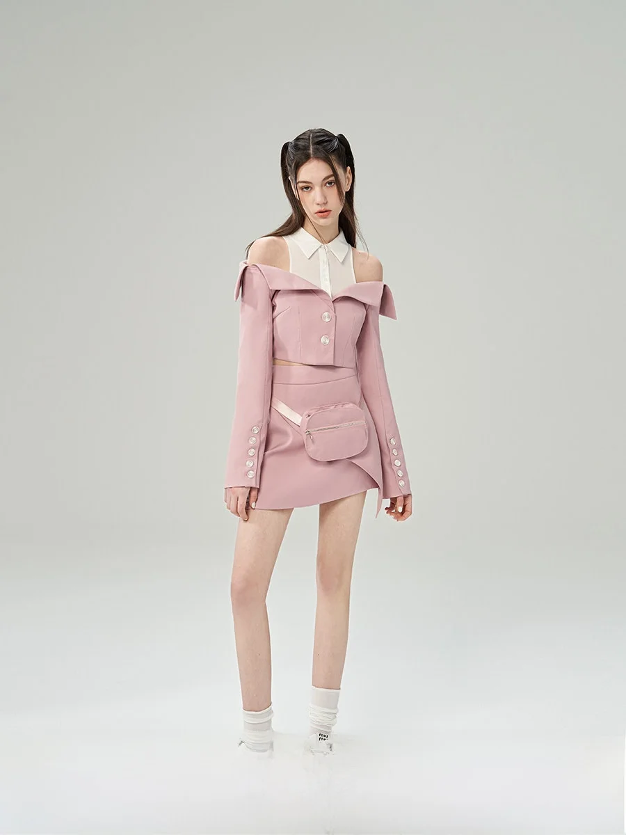 Short Suit Jacket And Short Skirt Two-Piece Set Women's Fashion Spring Collection 18-25 Years Olds Stylish And Elegant
Short Suit Jacket And Short Skirt Two-Piece Set Women's Fashion Spring Collection 18-25 Years Olds Stylish And Elegant