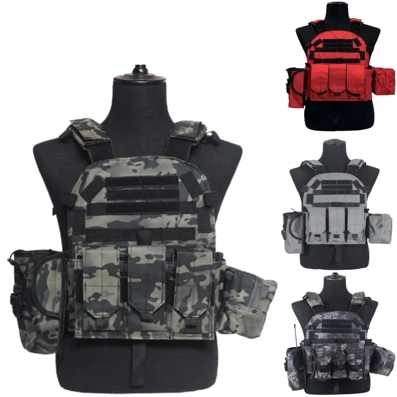 Adult Military Tactical Vest Body Armor Protection Plate Carrier Airsoft Accessories Outdoor Hunting Combat Equipment MOLLE Vest
Adult Military Tactical Vest Body Armor Protection Plate Carrier Airsoft Accessories Outdoor Hunting Combat Equipment MOLLE Vest