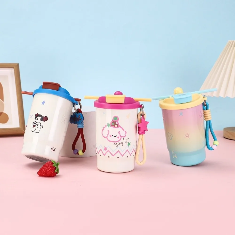 Stainless Steel Double Drink Insulated Cup Leak-Proof Vacuum Insulated Vacuum Straw Cup with Straw Cartoon Coffee Cup Daily Use
Stainless Steel Double Drink Insulated Cup Leak-Proof Vacuum Insulated Vacuum Straw Cup with Straw Cartoon Coffee Cup Daily Use