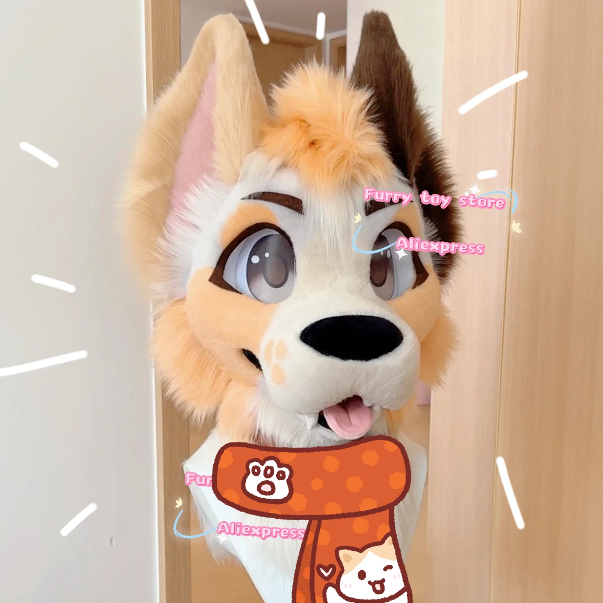 Furry Head Fursuit Headsets CuteCosplay Dog Wolf Head Costumes Customized Fursona Comiket Furries Doll Kig Series Kawaii Animal
Furry Head Fursuit Headsets CuteCosplay Dog Wolf Head Costumes Customized Fursona Comiket Furries Doll Kig Series Kawaii Animal