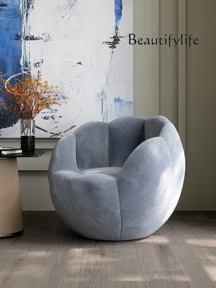 Modern Minimalist Single Fabric Sofa Bedroom Designer Creative Balcony Lazy Lounge Chair
Modern Minimalist Single Fabric Sofa Bedroom Designer Creative Balcony Lazy Lounge Chair