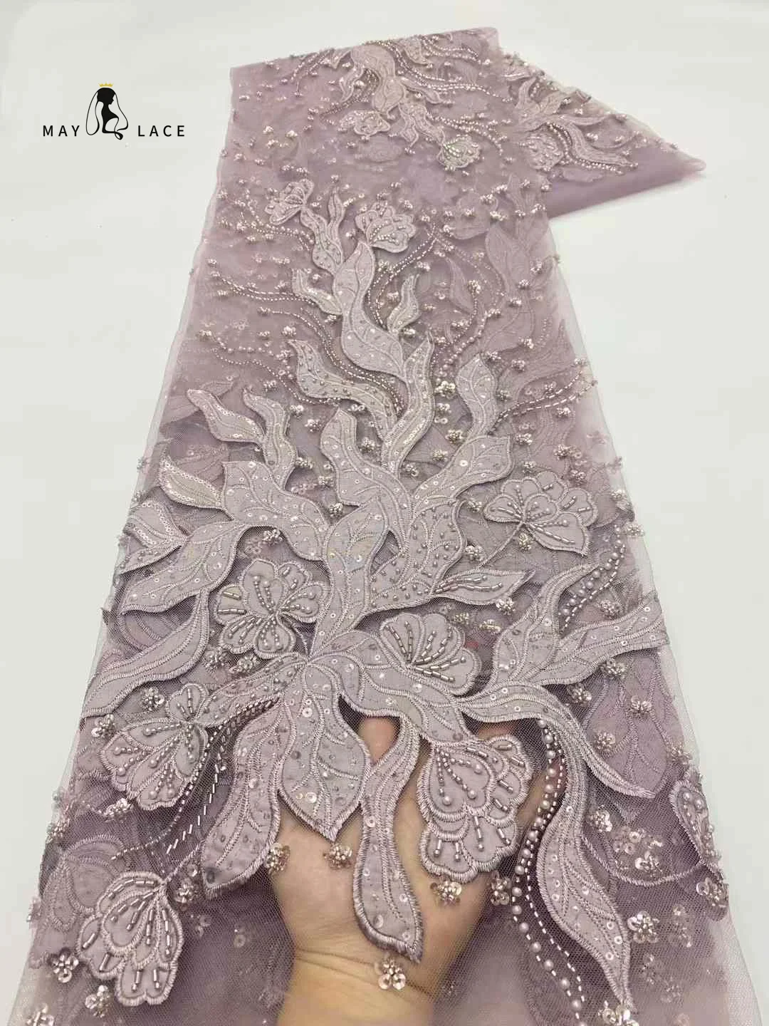 New African Sequins Lace Fabric 2025 High Quality Lace Embroidery French Beads Mesh Fabric 5 Yards For Women Wedding Party Dress
New African Sequins Lace Fabric 2025 High Quality Lace Embroidery French Beads Mesh Fabric 5 Yards For Women Wedding Party Dress
