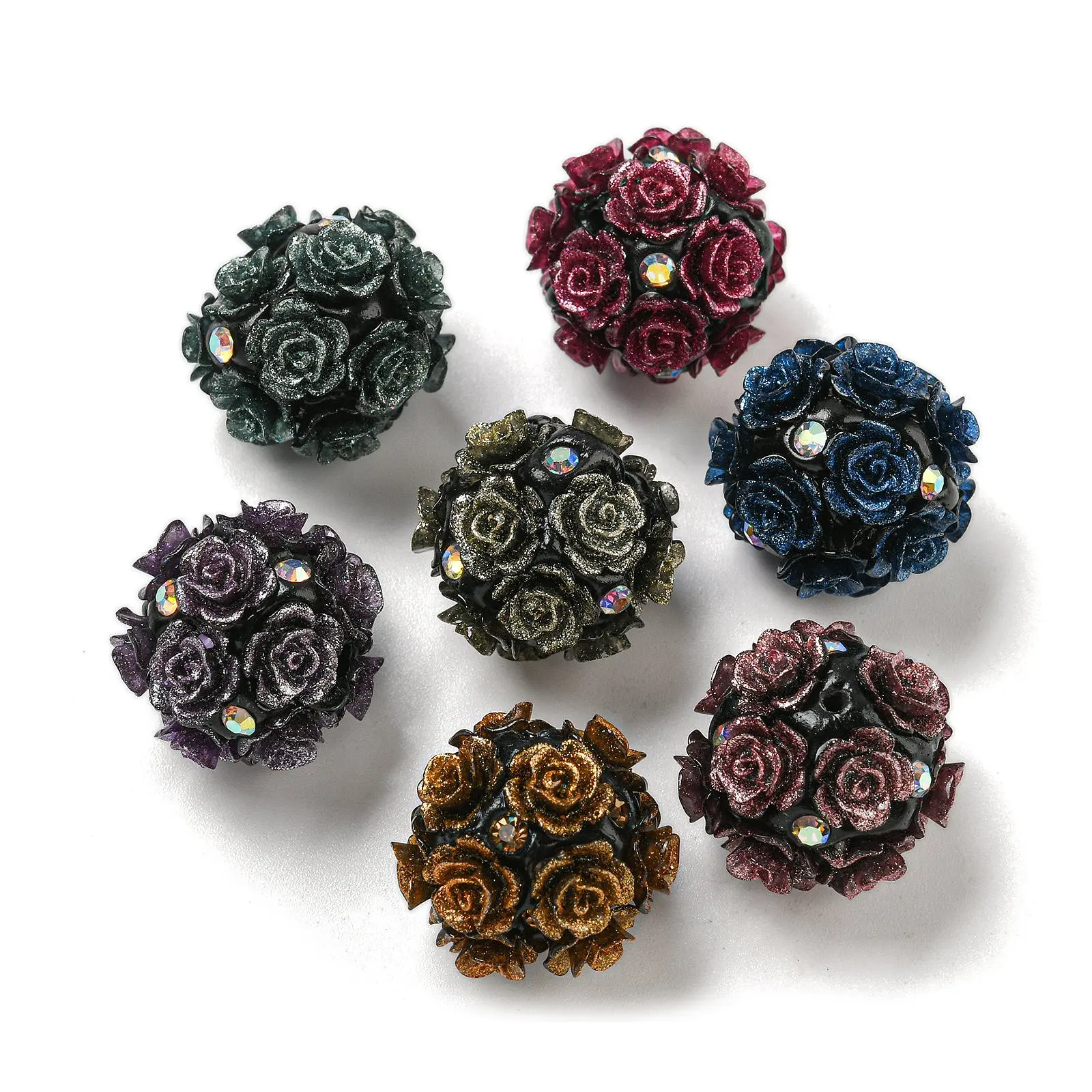20pcs Polymer Clay Rhinestone Beads Flower Luminous Beads Glow in the Dark Mixed Color for Making DIY Jewlery Necklace Earring
20pcs Polymer Clay Rhinestone Beads Flower Luminous Beads Glow in the Dark Mixed Color for Making DIY Jewlery Necklace Earring