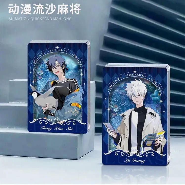 Anime Link Click Lucas Jo Charles Cosplay Accessory Desktop Ornament Cartoon Acrylic Quicksand Mahjong Standing Sign Halloween
Anime Link Click Lucas Jo Charles Cosplay Accessory Desktop Ornament Cartoon Acrylic Quicksand Mahjong Standing Sign Halloween