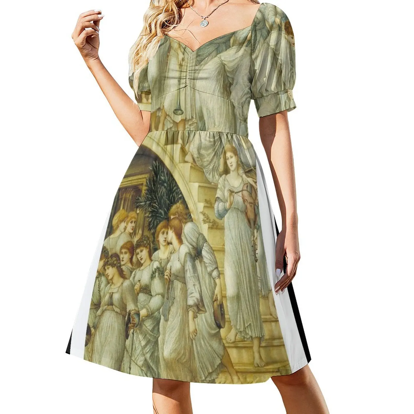 Edward Burne-Jones - The Golden Stairs1880 Short Sleeved Dress Beachwear Long dresses Party dresses Dress
Edward Burne-Jones - The Golden Stairs1880 Short Sleeved Dress Beachwear Long dresses Party dresses Dress