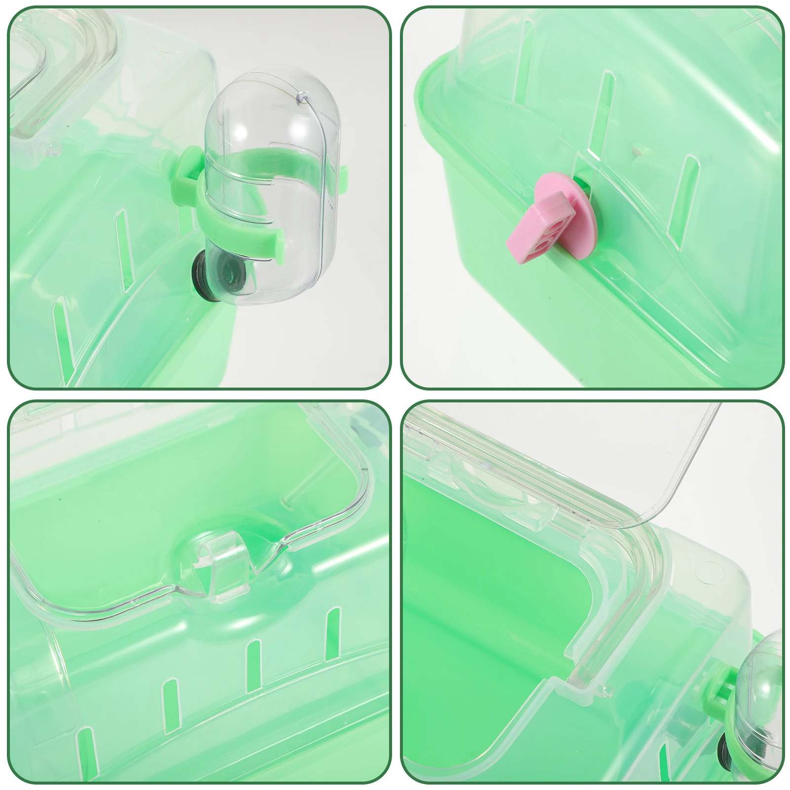 Sunroof Cage Guinea Pig Castle Clear Plastic Small Pet Villa Removable Tray Green Suitable for Hamsters Mice Gerbils
Sunroof Cage Guinea Pig Castle Clear Plastic Small Pet Villa Removable Tray Green Suitable for Hamsters Mice Gerbils