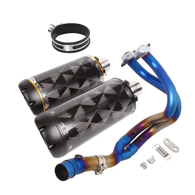 For Kawasaki Z650 Ninja 650 Versys 650 2017-2023 ER6N ER6F Motorcycle Full Exhaust System Blue Front Link Pipe Muffler Silencer
For Kawasaki Z650 Ninja 650 Versys 650 2017-2023 ER6N ER6F Motorcycle Full Exhaust System Blue Front Link Pipe Muffler Silencer