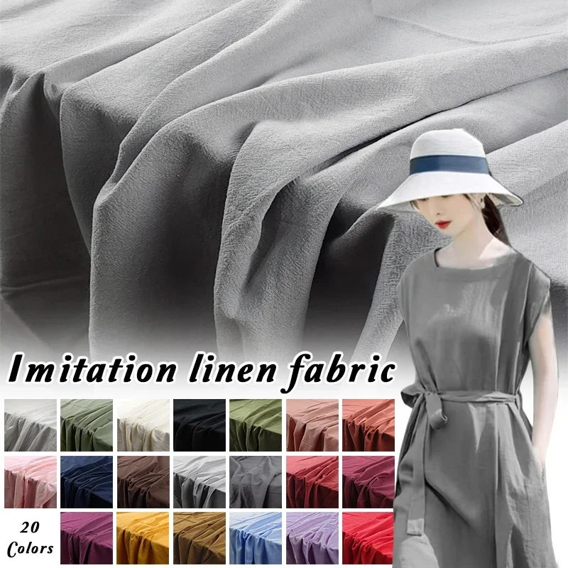 Washed Cotton Fabric Chinese Style Clothing DIY Sewing Imitation Linen Fabric Summer Shirt Dress Hanfu Pure Cotton Thin Fabric
Washed Cotton Fabric Chinese Style Clothing DIY Sewing Imitation Linen Fabric Summer Shirt Dress Hanfu Pure Cotton Thin Fabric