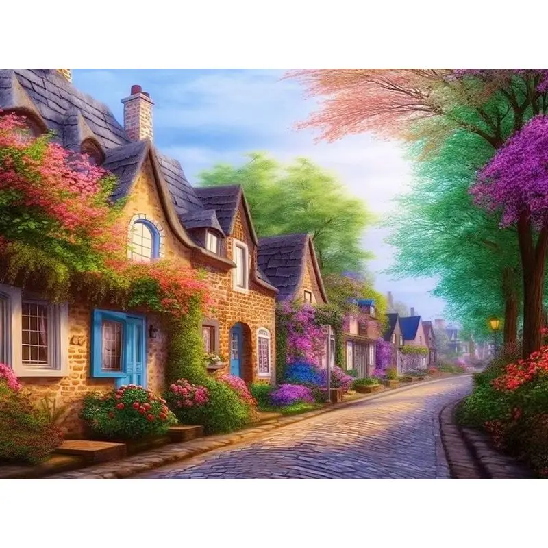 GATYZTORY 5D Diamond Painting With Frame Landscape House Cross Stitch Crafts Mosaic Embroidery Gift Home Decors
GATYZTORY 5D Diamond Painting With Frame Landscape House Cross Stitch Crafts Mosaic Embroidery Gift Home Decors