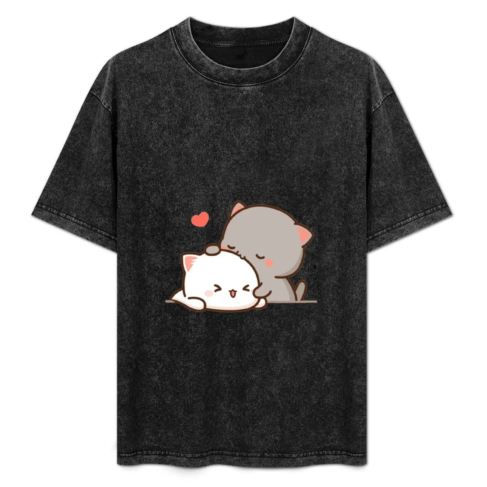 peach and goma cute cats T-Shirt Vintage Print Crew Neck Tee
peach and goma cute cats T-Shirt Vintage Print Crew Neck Tee