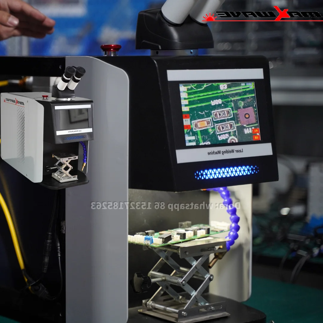 QCW Jewelry Laser Spot Welding Machine Laser Soldering With HD CCD Microscope for Gold Silver Chain Ring Pendant Denture Maxwave
QCW Jewelry Laser Spot Welding Machine Laser Soldering With HD CCD Microscope for Gold Silver Chain Ring Pendant Denture Maxwave