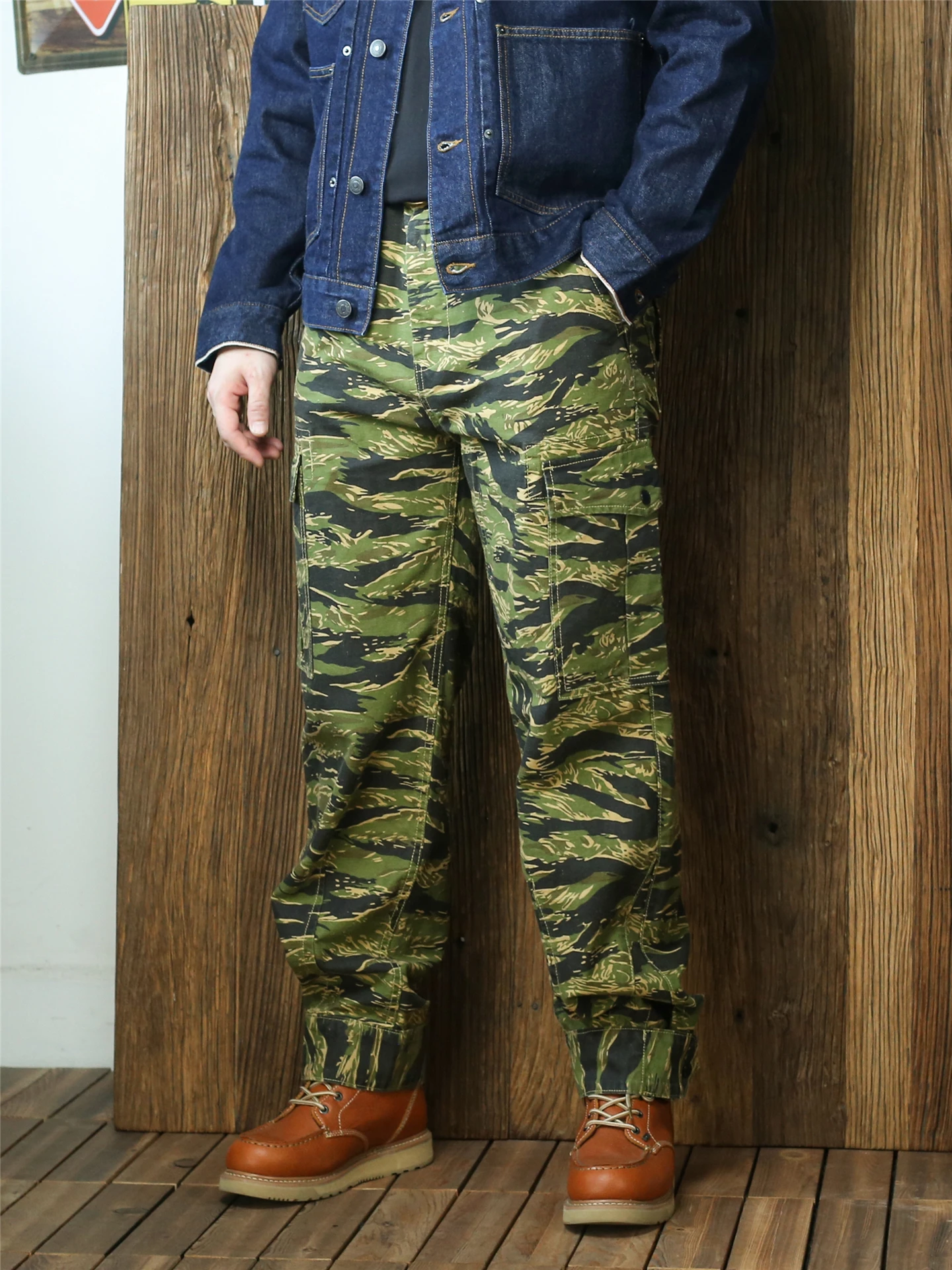 American Camouflage Work Pants Long Riding Pants Wear-Resistant Pure Cotton Loose Fit Motorcycle Riding Trousers Men's Spring...
American Camouflage Work Pants Long Riding Pants Wear-Resistant Pure Cotton Loose Fit Motorcycle Riding Trousers Men's Spring...