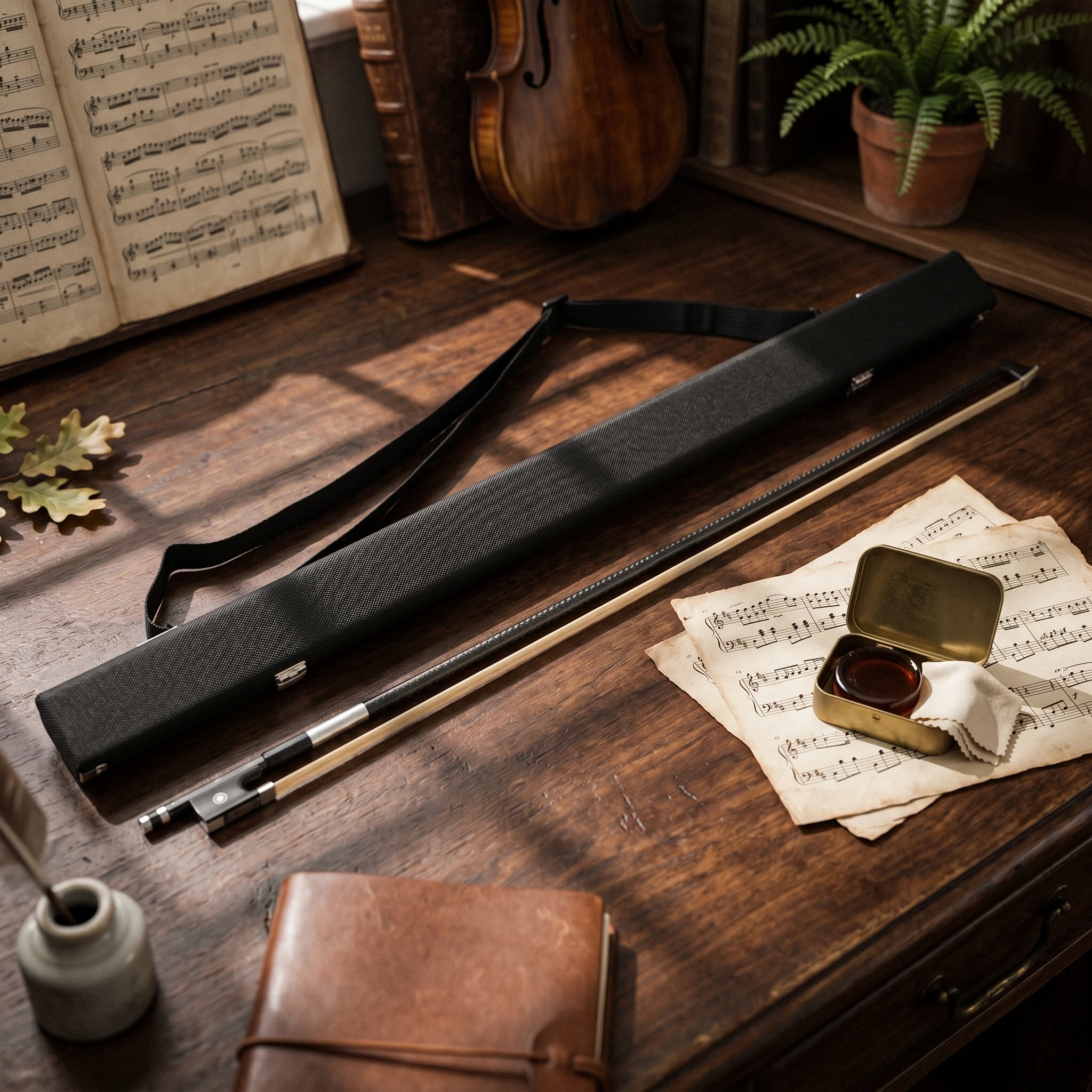 Violin Bow Case Metal Latches Hard-Shell Bow Case Music Storage Black Crossbody
Violin Bow Case Metal Latches Hard-Shell Bow Case Music Storage Black Crossbody