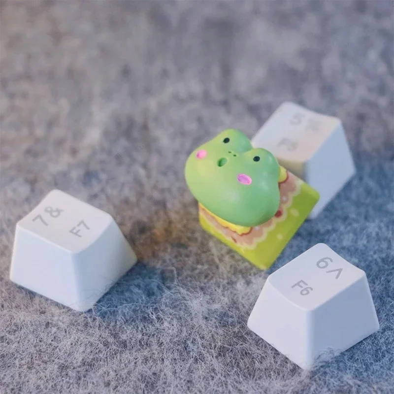 DIY Frog Keycap Cute Keyboard Cap Resin Kawaii Keycap MX Switch Mechanical Keyboard Keycap Accessories
DIY Frog Keycap Cute Keyboard Cap Resin Kawaii Keycap MX Switch Mechanical Keyboard Keycap Accessories