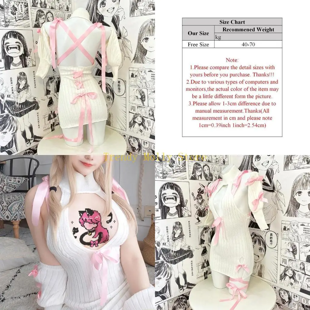 N5KB Sweet Girl Turtleneck Hollow Sweater Pullovers Japanese Anime Cosplay Sweaters
N5KB Sweet Girl Turtleneck Hollow Sweater Pullovers Japanese Anime Cosplay Sweaters
