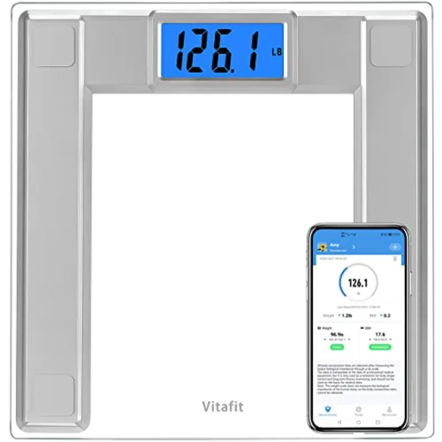550lb Digital Bathroom Scale for Body Weight and BMI Via Smart APP, High Accuracy Assured by Weighing Professional Since 2001,
550lb Digital Bathroom Scale for Body Weight and BMI Via Smart APP, High Accuracy Assured by Weighing Professional Since 2001,