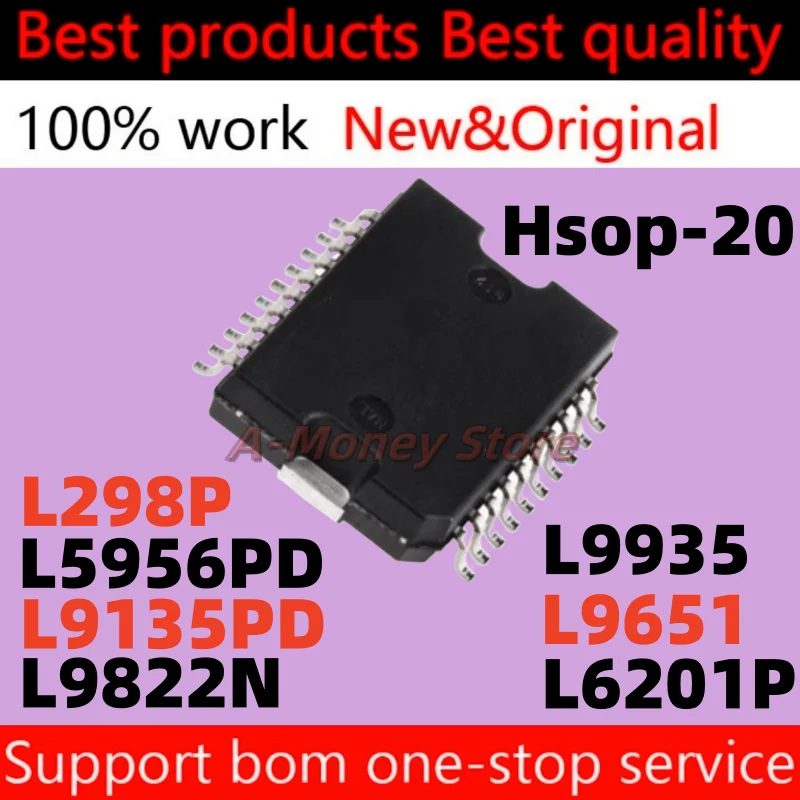 (1pcs) L6201P L9135PD L298P L5956PD L9651 L9822N L9935 Hsop20
(1pcs) L6201P L9135PD L298P L5956PD L9651 L9822N L9935 Hsop20