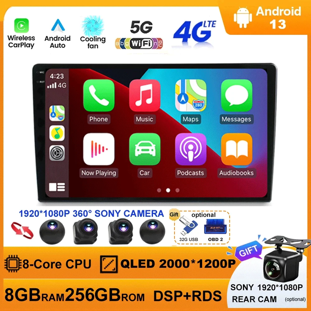 Android 13 DTS FYT 2000 1200 QLED Screen All In One Universal Auto Stereo GPS For Volkswagen Nissan Hyundai Kia Toyota Honda BT
Android 13 DTS FYT 2000 1200 QLED Screen All In One Universal Auto Stereo GPS For Volkswagen Nissan Hyundai Kia Toyota Honda BT