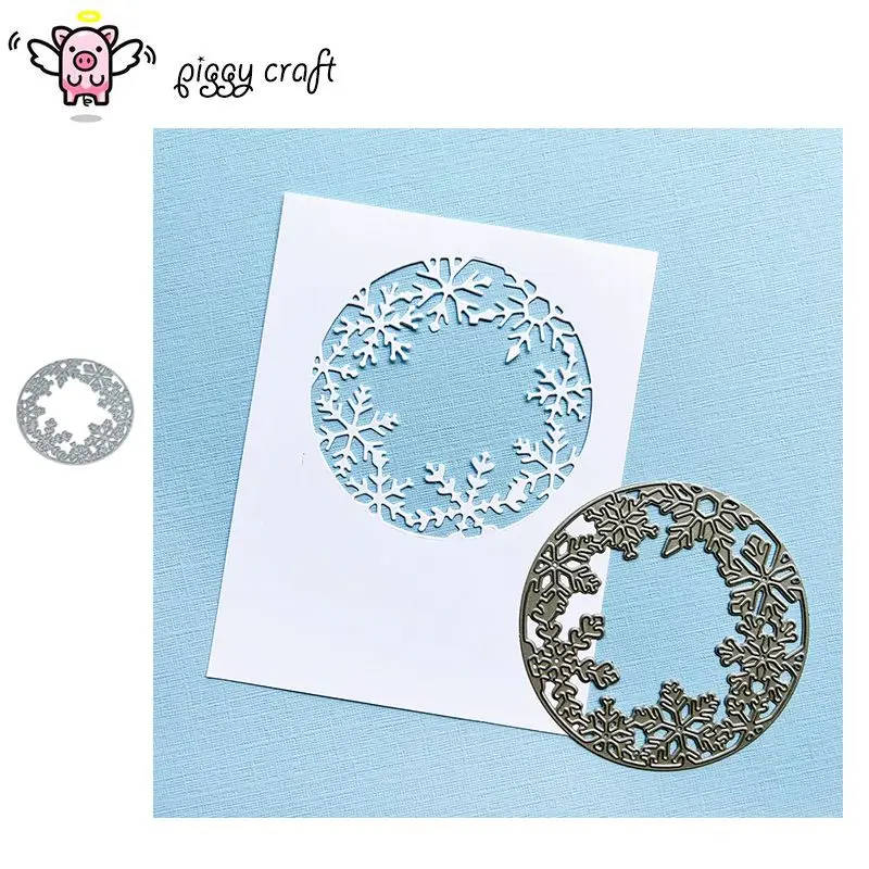 Piggy Craft металлические штампы для резки, форма для резки, снежинка, круглая рамка, скрапбук, нож для рукоделия, форма, лезвие, трафареты, штампы
Piggy Craft металлические штампы для резки, форма для резки, снежинка, круглая рамка, скрапбук, нож для рукоделия, форма, лезвие, трафареты, штампы