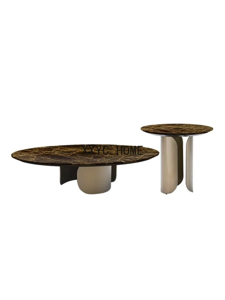 Marble Tea Table Modern Simple and Light Luxury Assembled round Living Room Coffee Table Side
Marble Tea Table Modern Simple and Light Luxury Assembled round Living Room Coffee Table Side