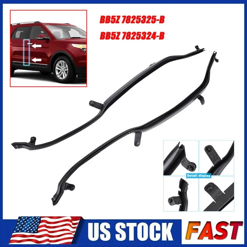 Rear Door Front Weatherstrip Seal LH & RH Compatible for 2011-2019 Ford Explorer
Rear Door Front Weatherstrip Seal LH & RH Compatible for 2011-2019 Ford Explorer