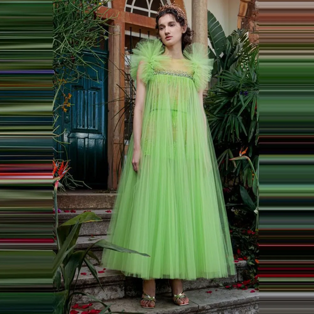 Green Tulle Dresses Square Neckline Loose A Line Holiday Birthday Dress Girls Formal Wear Parth Gowns
Green Tulle Dresses Square Neckline Loose A Line Holiday Birthday Dress Girls Formal Wear Parth Gowns