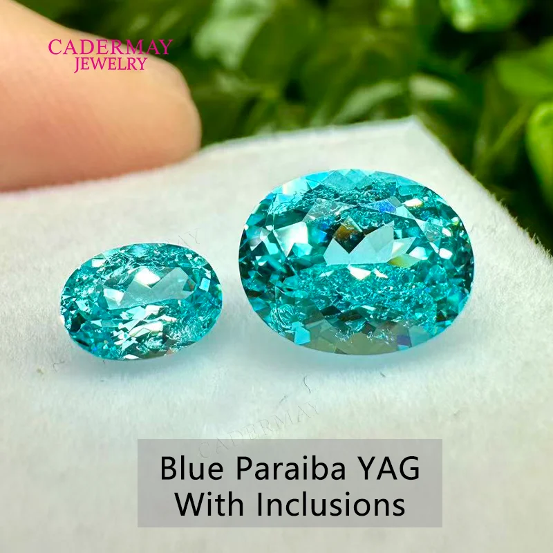 Cadermay Blue Paraiba Yttrium Aluminium Garnet 4x6mm-15x20mm Oval Lab Paraiba YAG For Making Jewelry Bead
Cadermay Blue Paraiba Yttrium Aluminium Garnet 4x6mm-15x20mm Oval Lab Paraiba YAG For Making Jewelry Bead