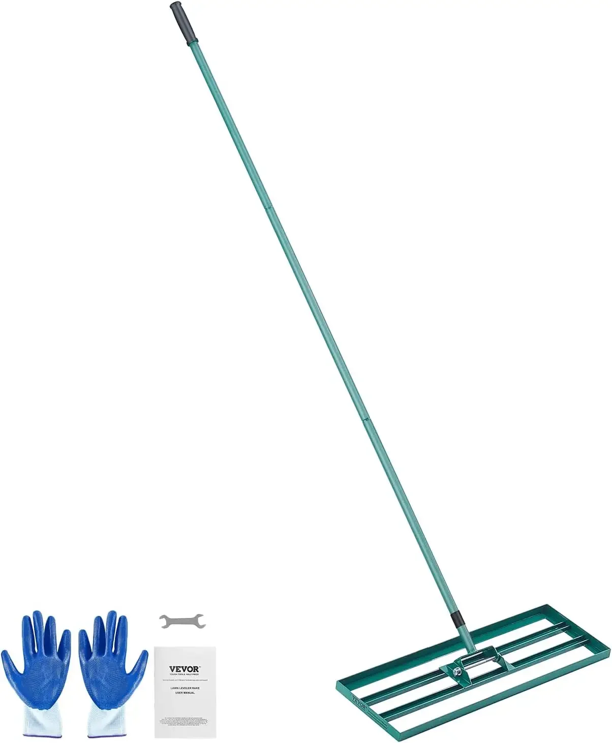 Lawn Leveling Rake, 30"x10" Level Lawn Tool, Heavy-Duty Lawn Leveler with 78" Steel Extended Handle
Lawn Leveling Rake, 30"x10" Level Lawn Tool, Heavy-Duty Lawn Leveler with 78" Steel Extended Handle