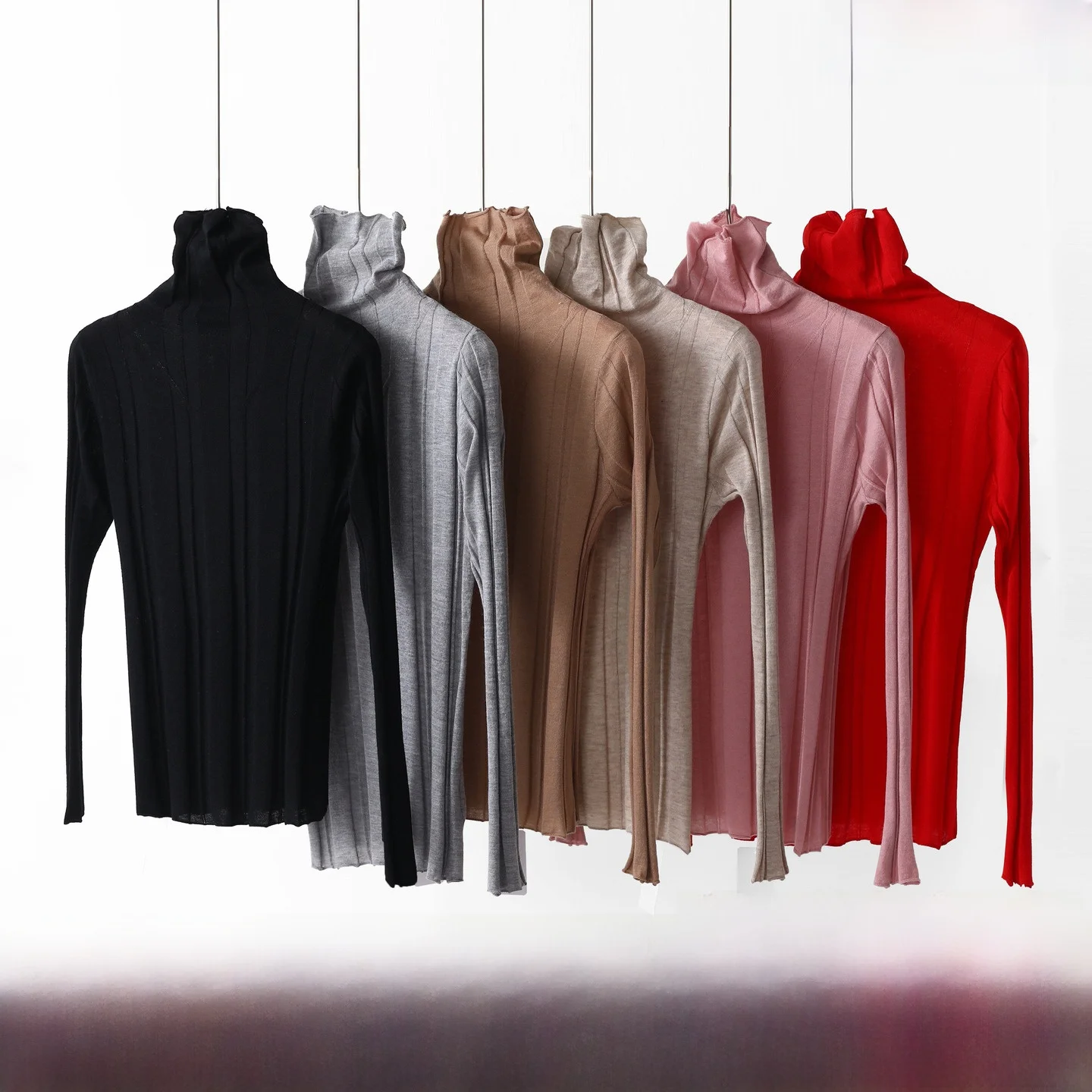 Stylish Korean High Neck Pure Color Knitted Sweater Versatile Layering Women's Fashion Commute Style Winter Long Sleeve
Stylish Korean High Neck Pure Color Knitted Sweater Versatile Layering Women's Fashion Commute Style Winter Long Sleeve