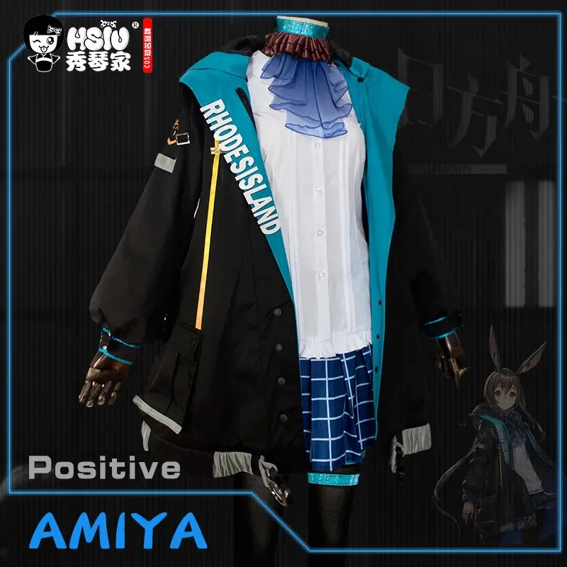 HSIU Arknights AMIYA Cosplay Costume Coat Jackets Skirt Shirt Full Set Game Women Halloween Carnival Costumes Custom Made
HSIU Arknights AMIYA Cosplay Costume Coat Jackets Skirt Shirt Full Set Game Women Halloween Carnival Costumes Custom Made
