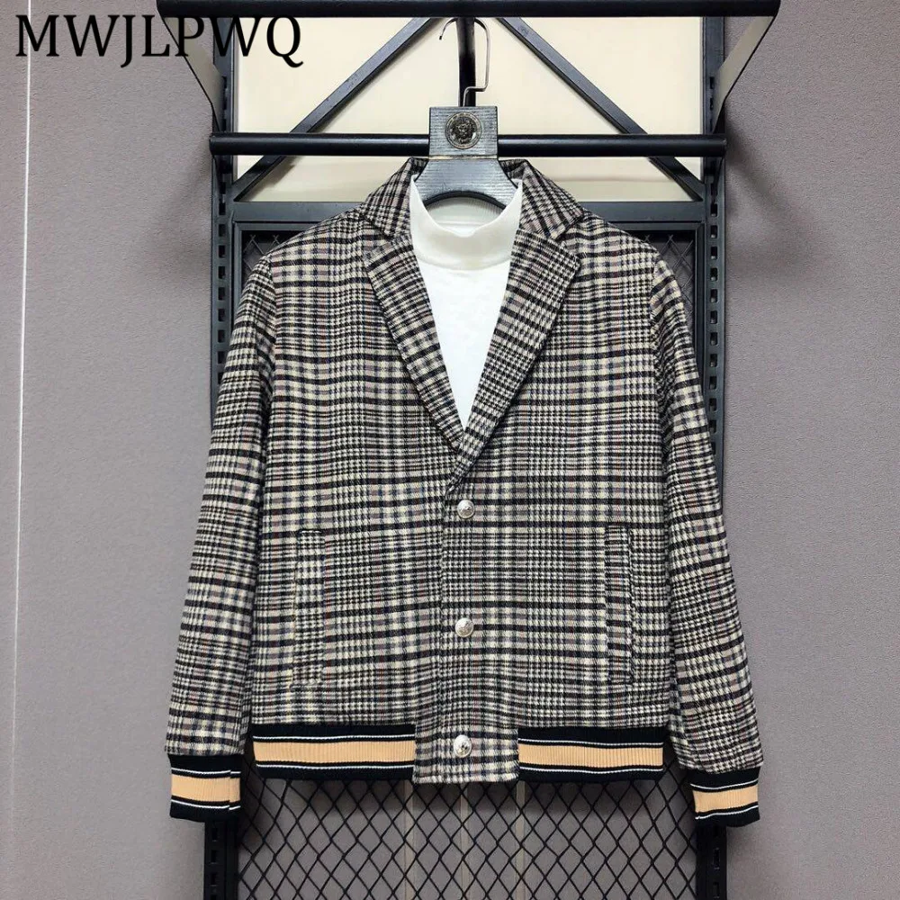 MWJLPWQ Men Plaid Notch Lapel Jacket Long Sleeve Button Front Design Coat Ribbed Cuffs Street Loose Daily Wear Outerwear15500
MWJLPWQ Men Plaid Notch Lapel Jacket Long Sleeve Button Front Design Coat Ribbed Cuffs Street Loose Daily Wear Outerwear15500