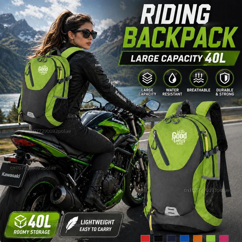 For Kawasaki Ninja H2 H2R Zx6R Zx12R 400 650 1000 Zx9R Large Capacity WRacing travel Men waterproof Backpack Bag Motorcycle Gift
For Kawasaki Ninja H2 H2R Zx6R Zx12R 400 650 1000 Zx9R Large Capacity WRacing travel Men waterproof Backpack Bag Motorcycle Gift