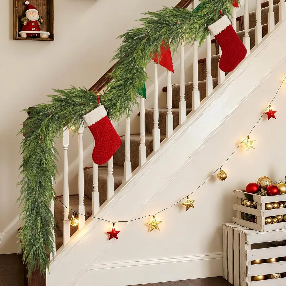Real Touch Christmas Norfolk Pine Garland - 16ft Artificial Christmas Garland Fake Pine Needles Faux Green Garland for Fireplace
Real Touch Christmas Norfolk Pine Garland - 16ft Artificial Christmas Garland Fake Pine Needles Faux Green Garland for Fireplace